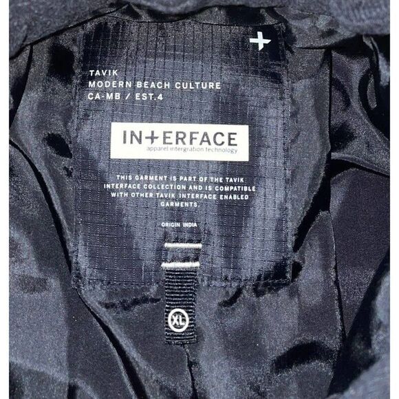 TAVIK Jacket Mens Dark Gray Casual Full Zip & Button Outdoor Size Large XL - Picture 3 of 9